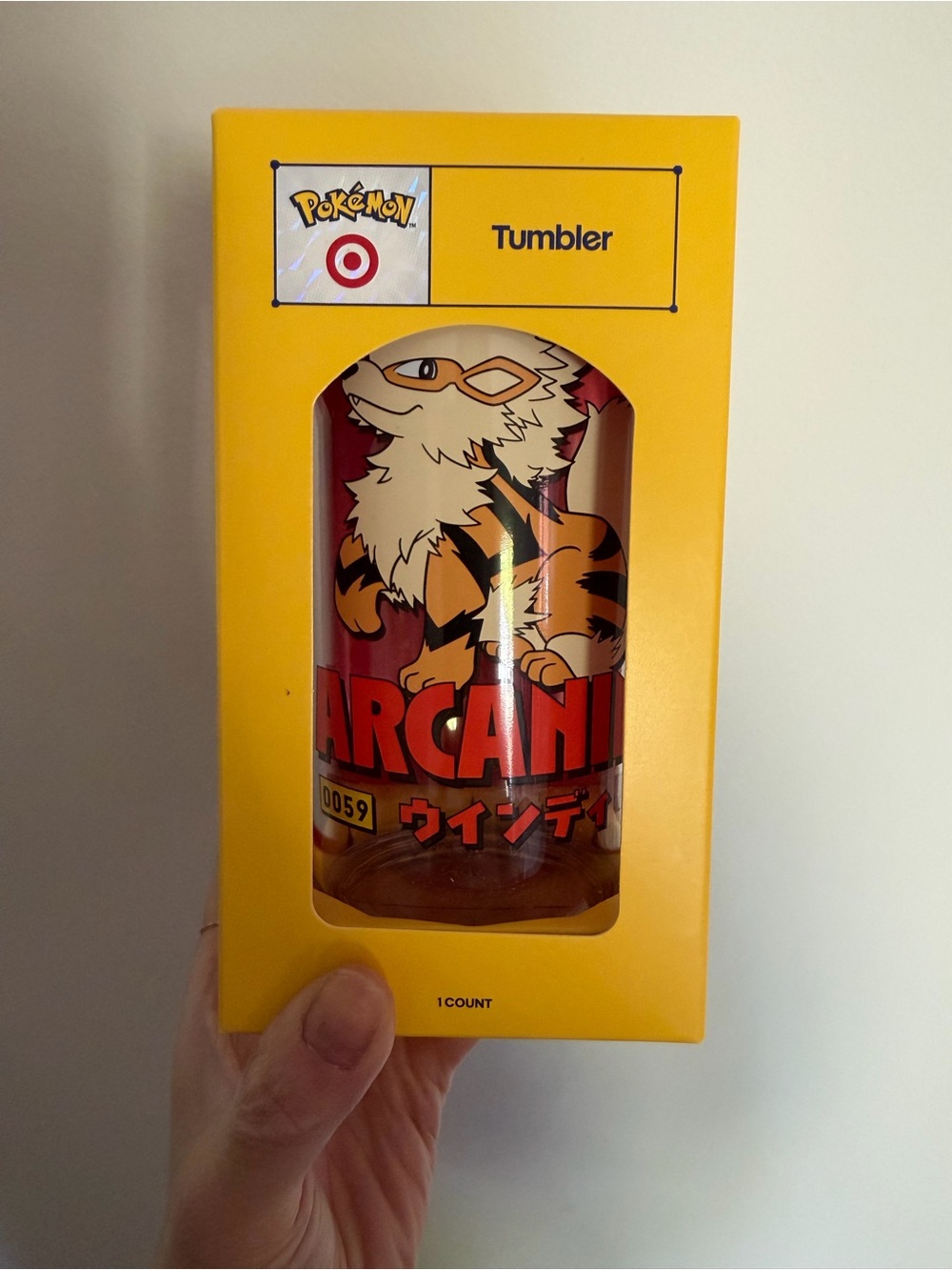 Pokémon x Target Arcanine Tumbler